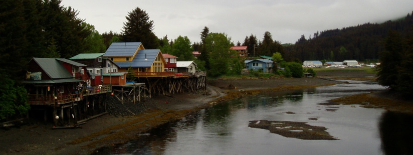 Custom Timber Frame Home, Seldovia Slough, Alaska