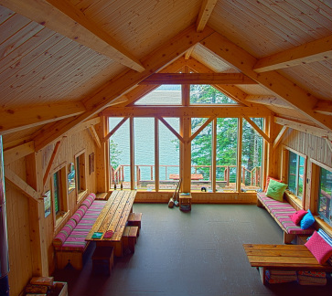 Custom Timber Frame Home & Interior Design, Seldovia, Alaska